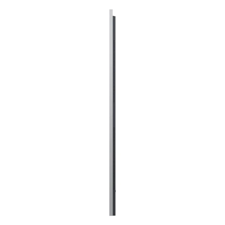 Side profile of the LG G6 OLED TV showing its thin panel edge from top to base